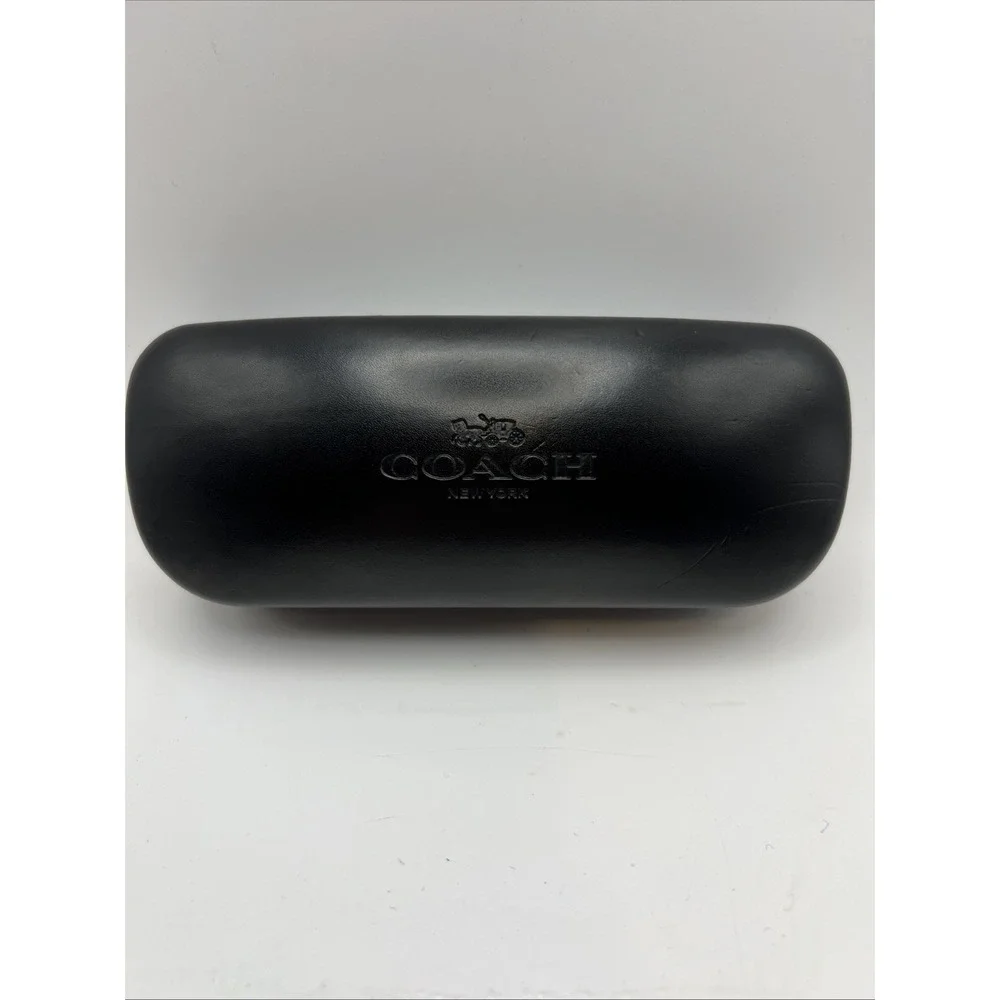 Coach Small Authentic Black Hard Side Clamshell Eyeglasses / Sunglasses Case